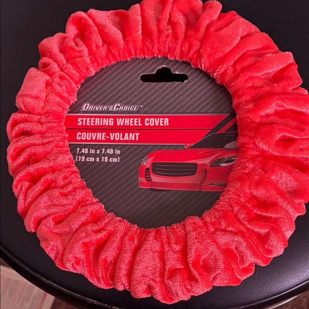 Red Steering Wheel Cover